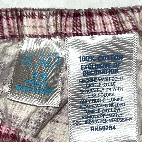 The Children's Place Plaid Corduroy Dress with Matching Diaper Cover 3-6‎ Months - Picture 9 of 11